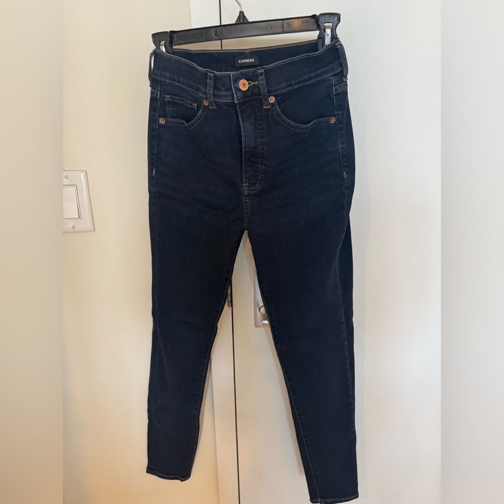 Express high rise skinny jeans